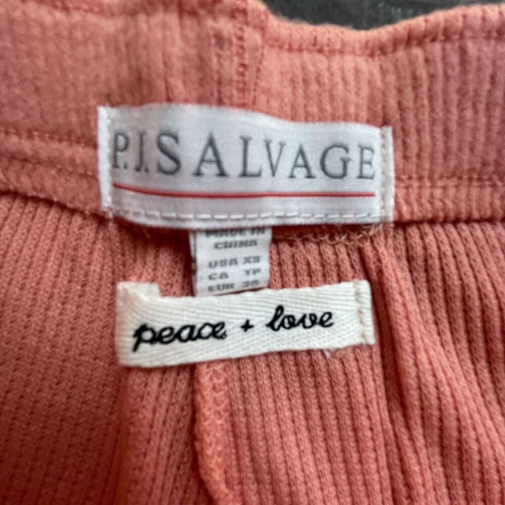 PJ Salvage Shorts Womens Extra Small Peach Lightweight Lounge Comfy Pajama Girly - Picture 4 of 6